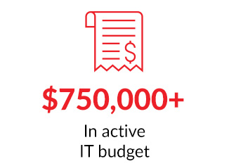 In active IT budget